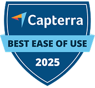 Capterra Best Ease of Use 2025