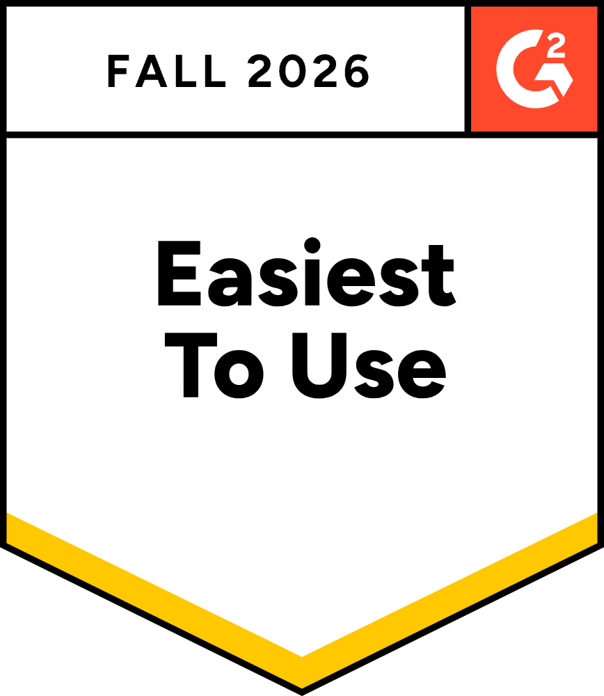 G2 Easiest To Use, Fall 2026